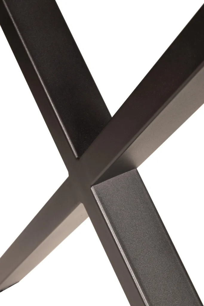 Pied de table industriel noir 70cm - Support robuste pour bureau et table - 6