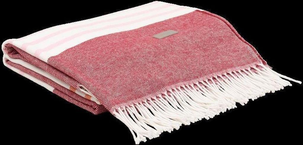 GANT Tape Stripe Tagesdecke Farbe Desert Rot 130x180cm