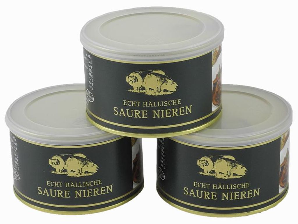 Echt Hällische Saure Nieren von der BESH 3er Pack (3 Dosen Produktbild 