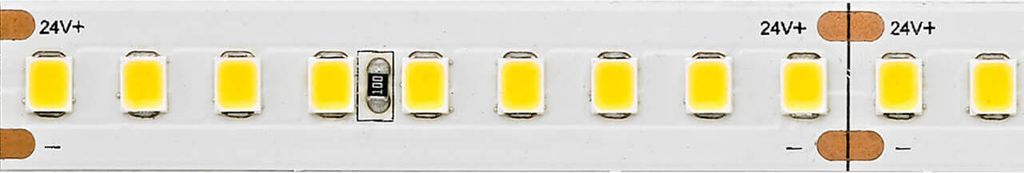 SIGOR 12W/m HE PRO LED-Streifen 3000K 5m 180 LED/m IP20 24V 2382lm/m RA90 Warmweiss