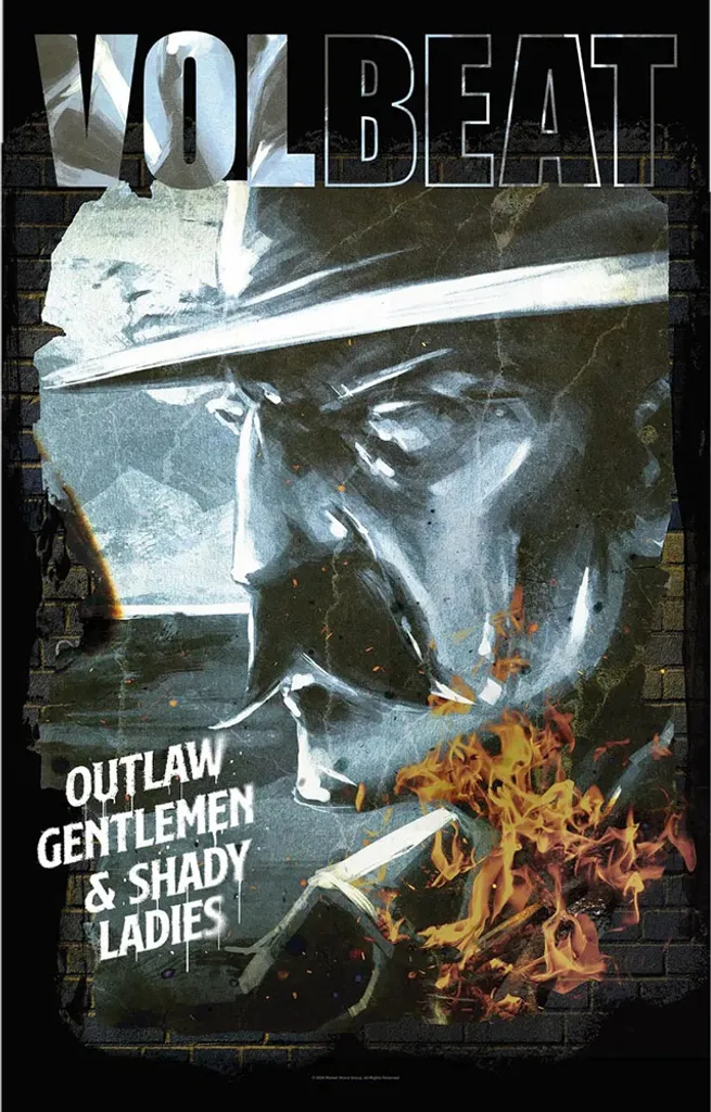 Poster Volbeat Outlaw Gentlemen en tissu RO13324 coloré 106 x 70 cm