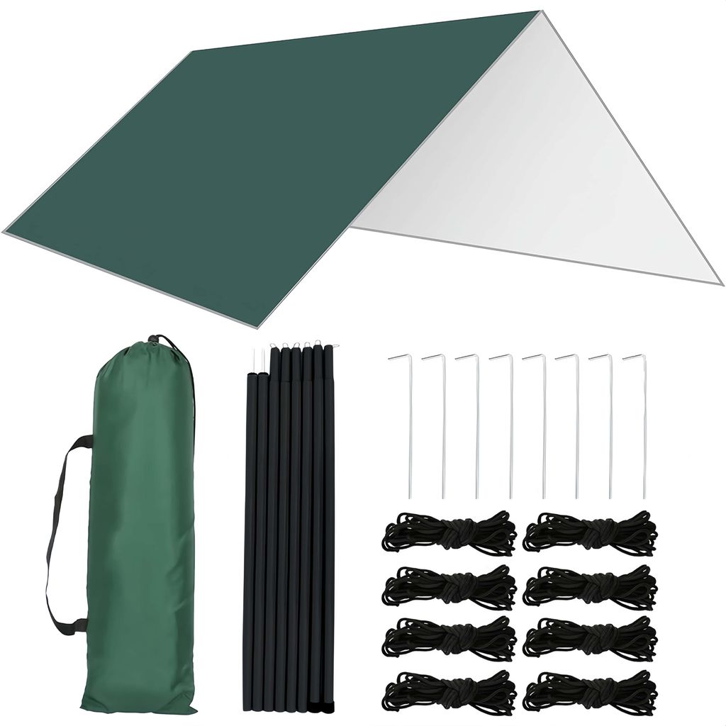 Sonnensegel, Dreieck 3x3m Sonnenschutz, Zeltplane Produktbild 