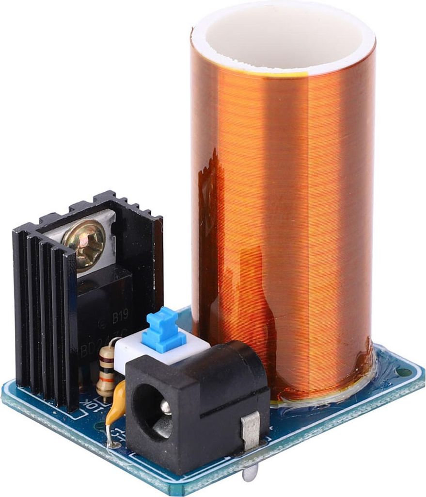 Mini-Tesla-Spule Fernzündmodul-Bausatz, Elektronik-Bastelset, 12 V DC, Fertigprodukt