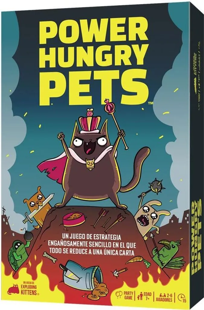 Power Hungry Pets Jeu de Société Rapide aux Illustrations Originales
