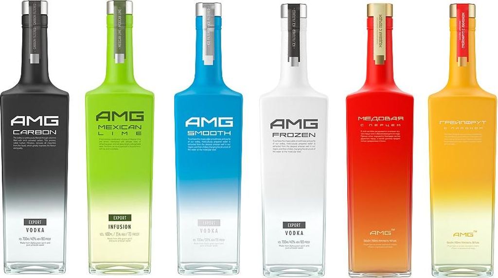 AMG Exklusiv SET Premium Wodka mit verschiedenen Produktbild 