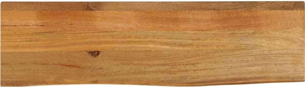 Tischplatte mit Baumkante 100x20x3,8 cm Massivholz Mango