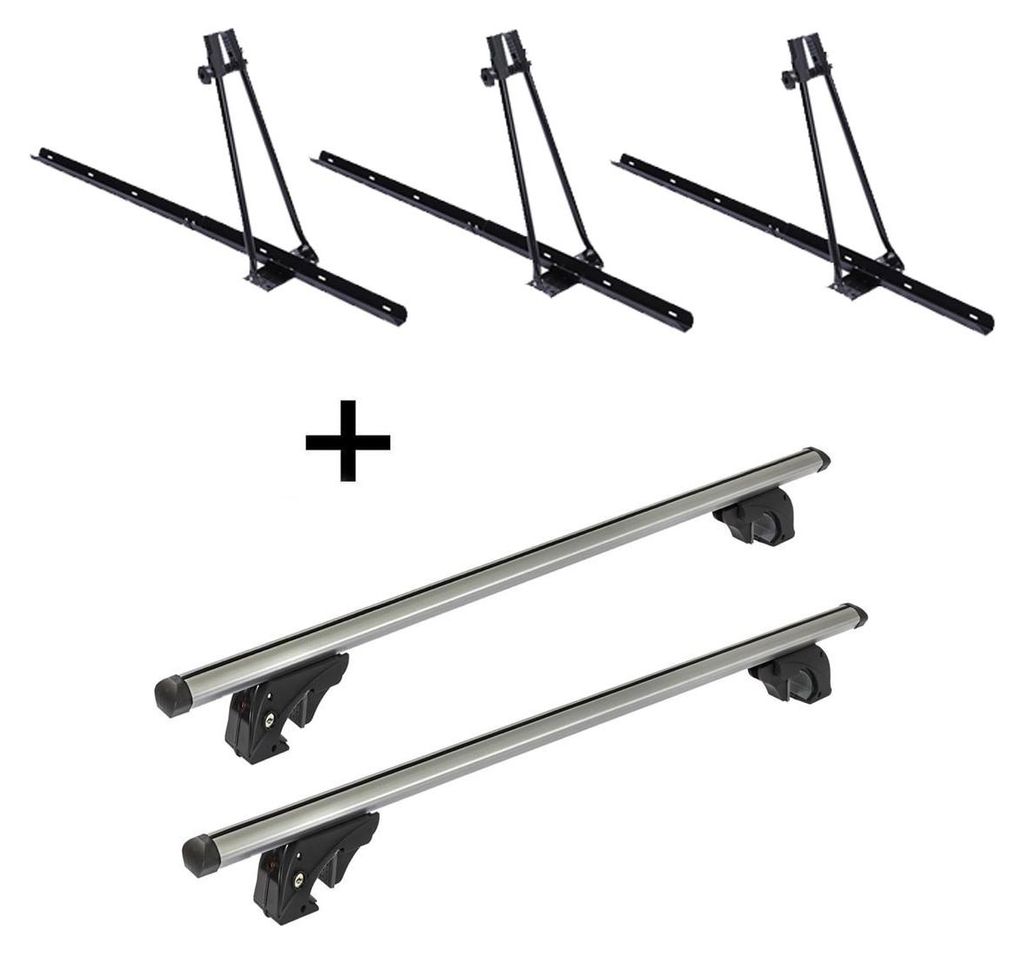 3x Fahrradträger ORION + Dachträger/Relingträger VDP LION1 Produktbild 