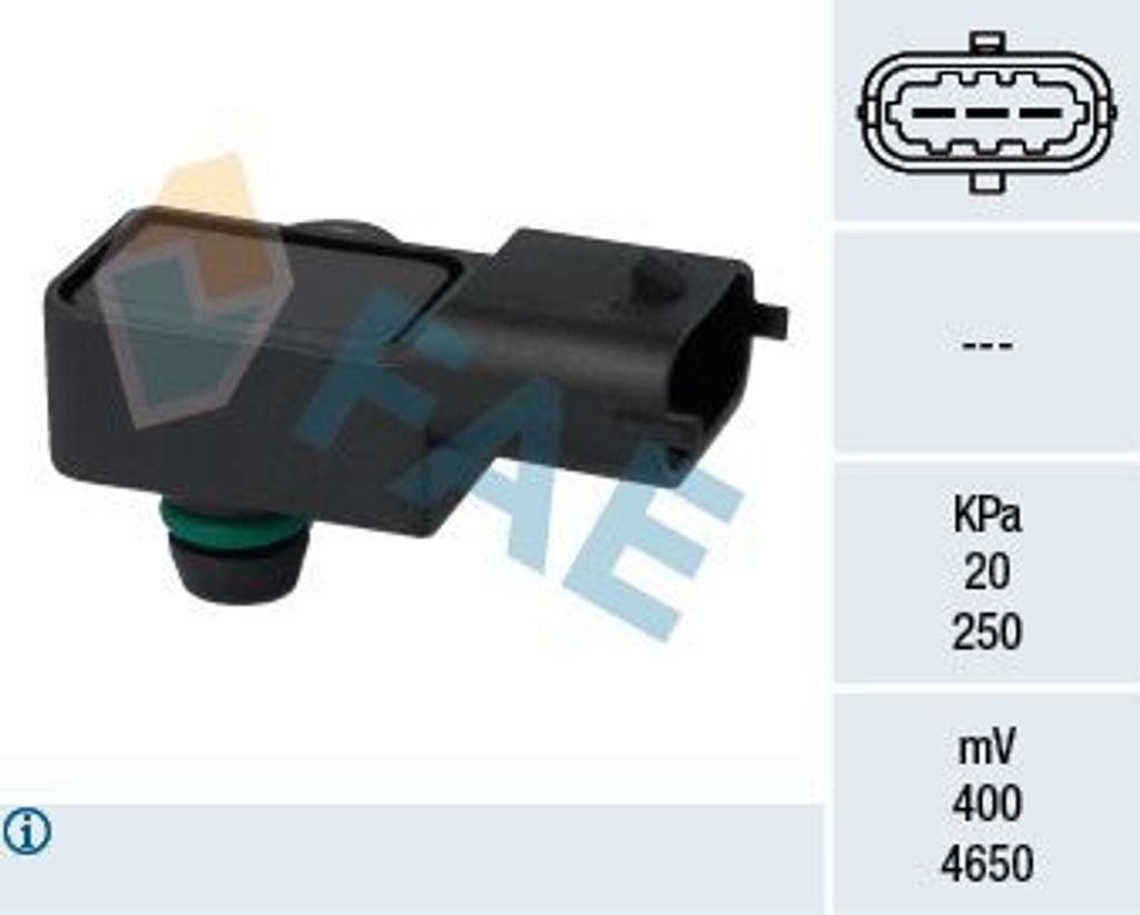 FAE 15056 Ladedrucksensor für OPEL Corsa C Schrägheck (X01) Produktbild 