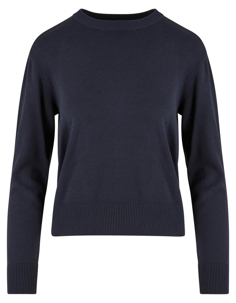 Urban Classics - Sweatshirt Rundhalsausschnitt für Damen TN1380 (XS) (Marineblau)