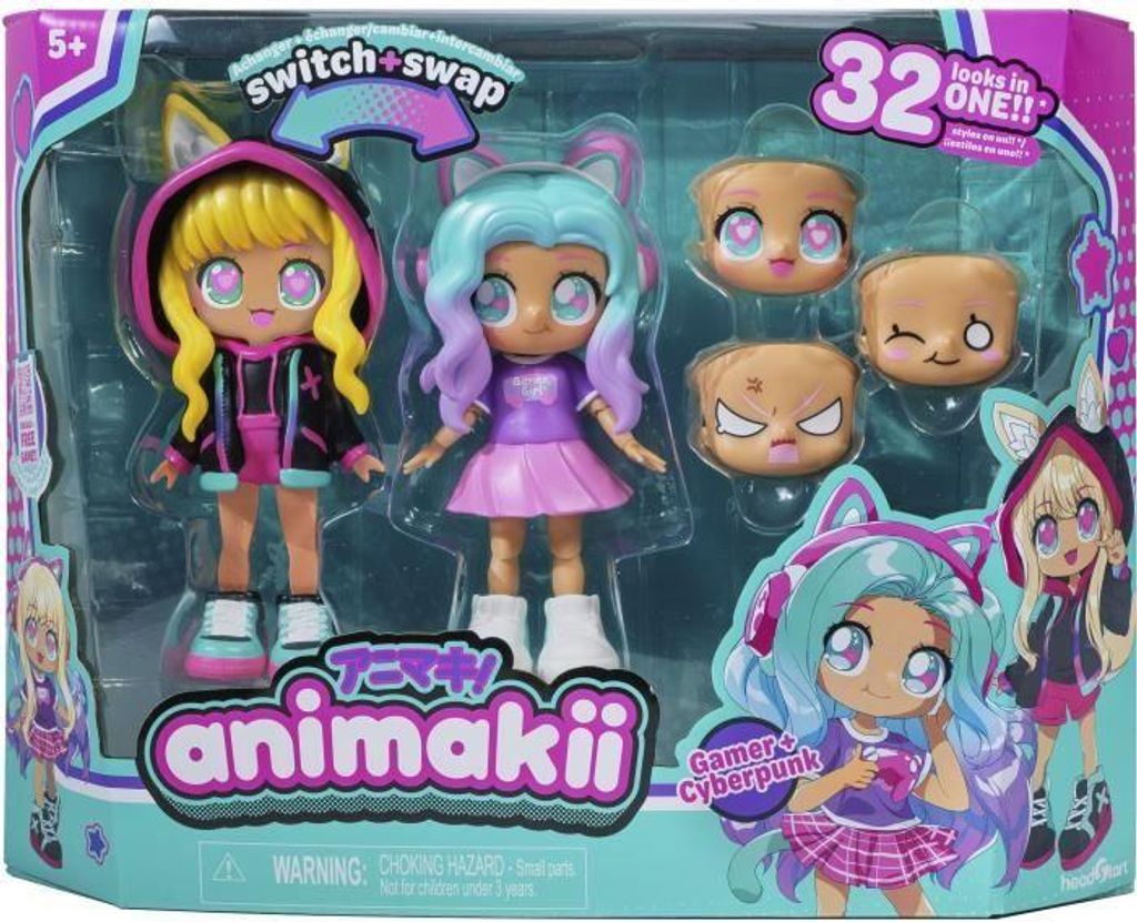 Lalka Personalizowalna Animakii Bandai, CyberPunk, Gameuse, Zdjęcie produktu 