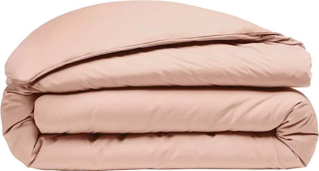Housse de couette percale 260x240 cm rose - Douceur et qualité hôtelière