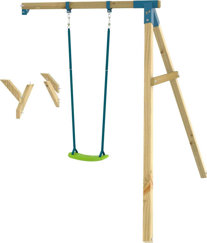 Einzelschaukel mit Sitz SKYWOOD Braun