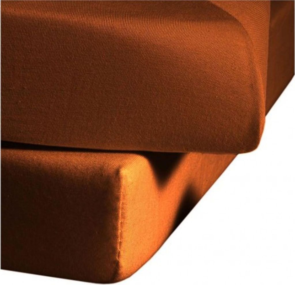 Fleuresse Mako-Jersey-Spannlaken Jenny C Farbe chili 4071