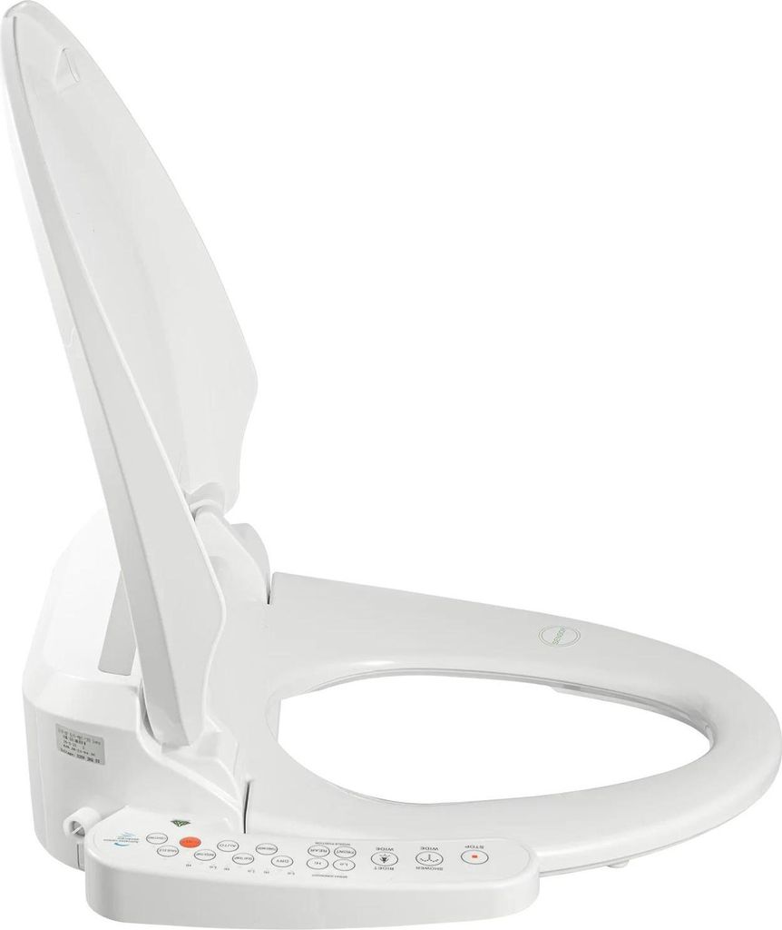 Elektrischer Bidet-Toilettensitz - Dusch-WC-Sitz - Einstellbare Wassertemperatur - Sitzheizung - Warmlufttrockner - Selbstreinigende Düse - IPX4 -...