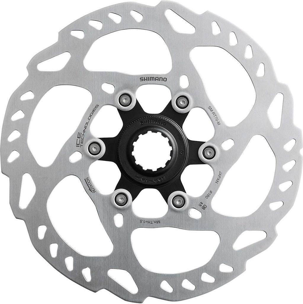 Shimano SM-RT70, Fahrradrotor, Schwarz, Edelstahl Produktbild 