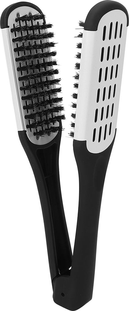 Glättungsbürste Stabiles atmungsaktives Design Doppelseitig schützend Zuverlässig Langlebig Friseurwerkzeug für Salons