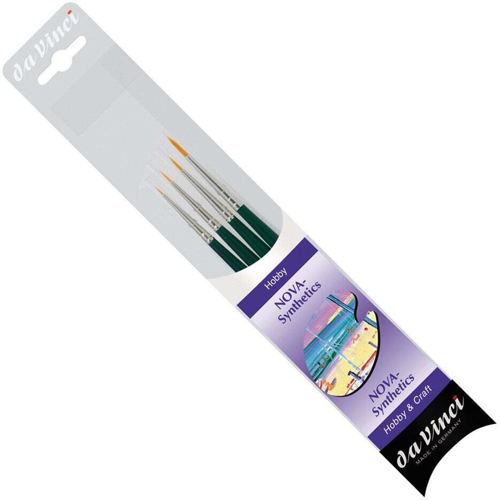 Da Vinci Nova Synthetics 5235 Sada kulatých štětců 4 ks Obrázek produktu 