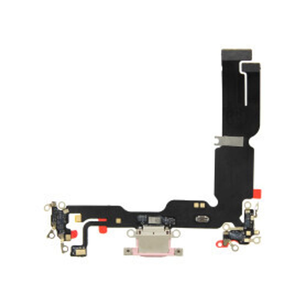 Ladebuchse für iPhone 15 Plus Rosa Dock Connector Flex