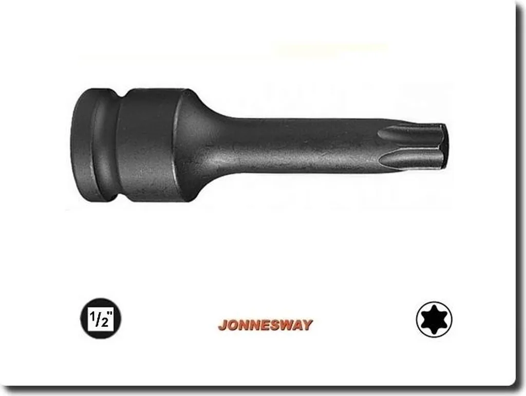 Jonnesway T70 Torx Udarowy 1/2" - Bussola Professionale Alta Resistenza