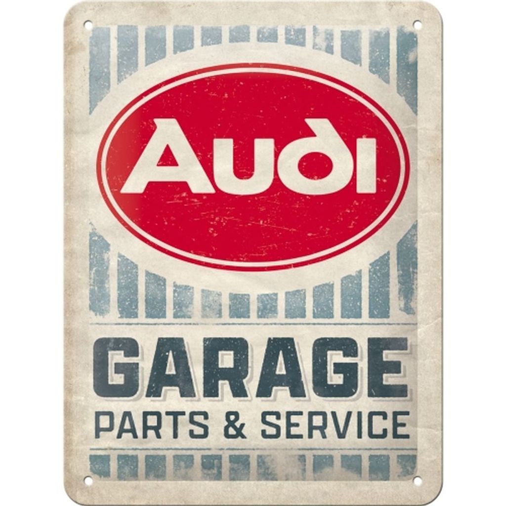 Nostalgic-Art - Blechschild 15x20 cm - Audi - Audi Garage Produktbild 