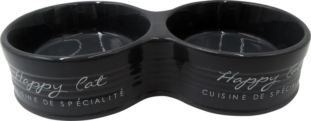 Gamelle double pour chat Duvo+ Stone idéale pour eau et croquettes chat