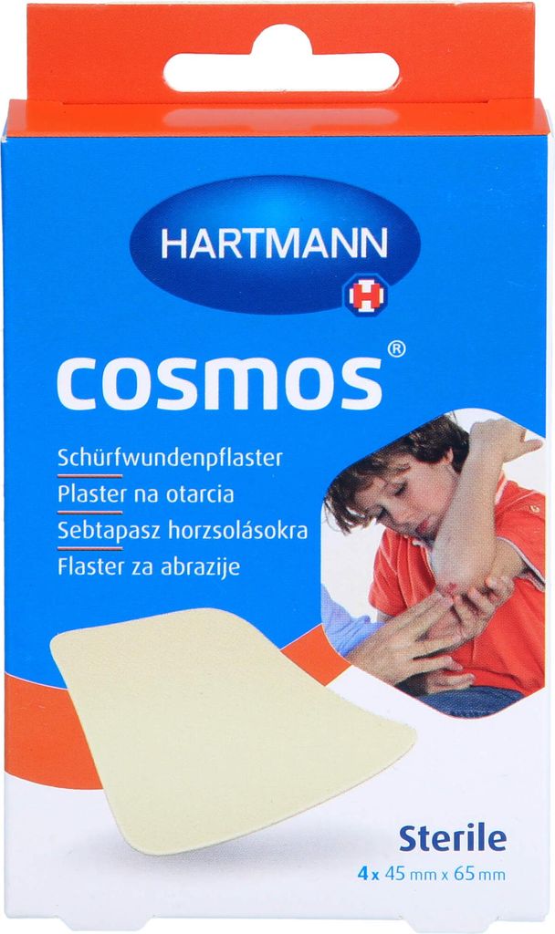HARTMANN Cosmos Schürfwundenpflaster 45 x 65 mm steril, 4 Produktbild 