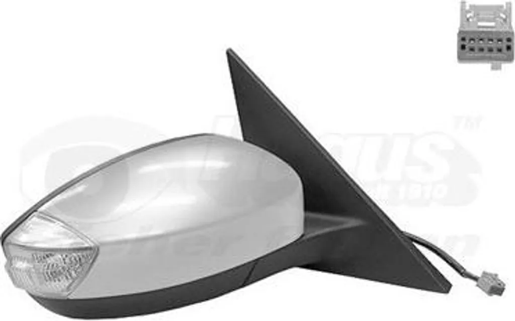 Rétroviseur extérieur droit VAN WEZEL 1887828 pour Ford S-Max d'origine