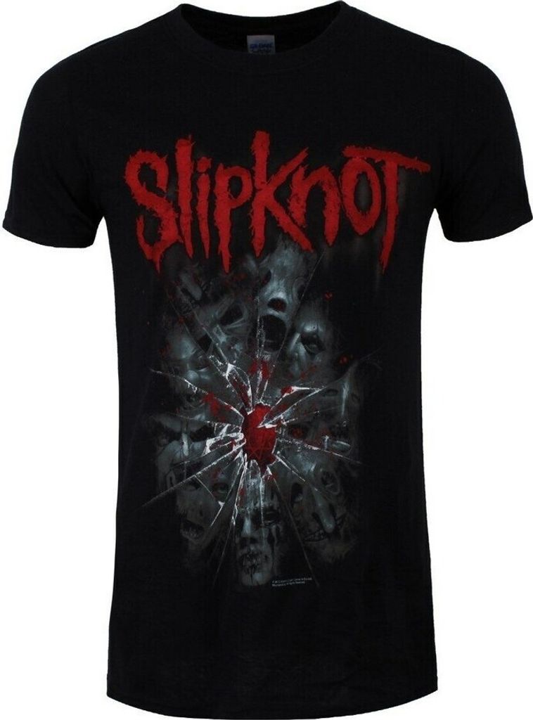 Slipknot - T-Shirt für Herren/Damen Uni RO758 (XXL) (Schwarz)