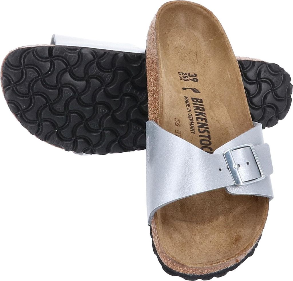 Birkenstock Madrid Silber - Damen Hausschuhe - 040413 Produktbild 