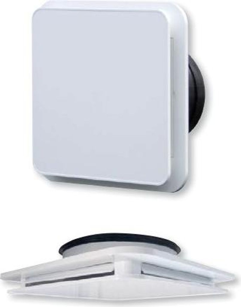 Bouche d'insufflation/extraction pvc S&P, Diam.80/80 mm Image du produit 