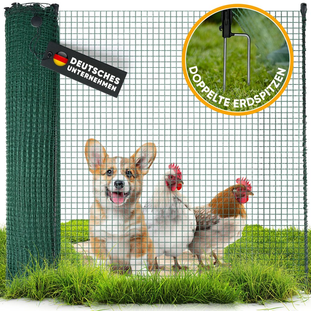 NATURIZ® Weidezaun in 15m / 20m / 25m x 90cm Komplettset - Produktbild 