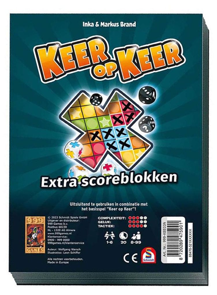 999games Spiel immer wieder Punkteblock 2 Teile Level 1