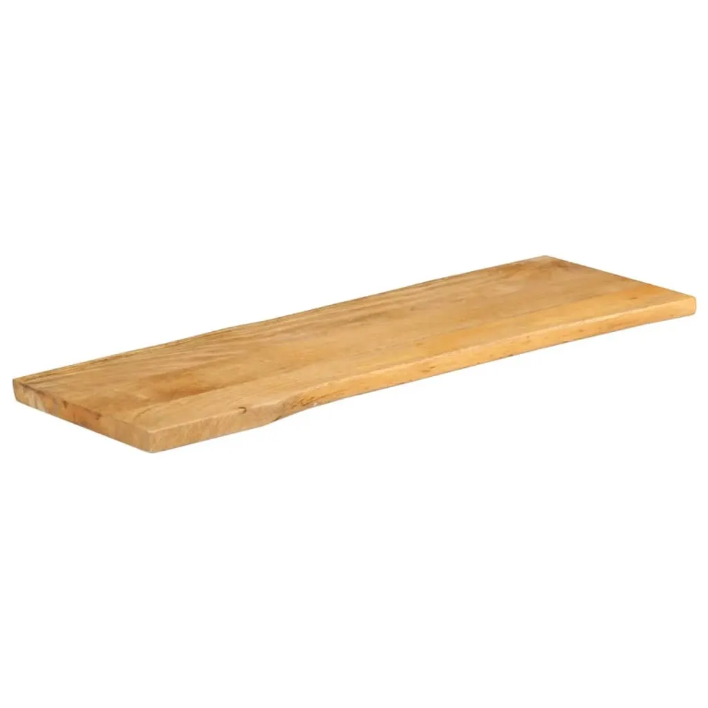 2025 Piano di tavolo moderno con bordo ad albero 110x40x2,5 cm in legno massiccio di mango - Piani di tavolo,design 8256896 1parte - 2