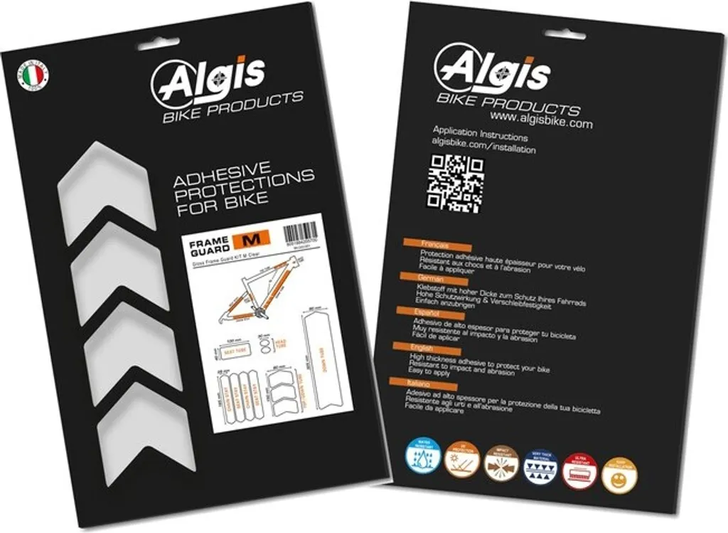 Kit protezioni telaio lucide ALGIS M - Trasparente
