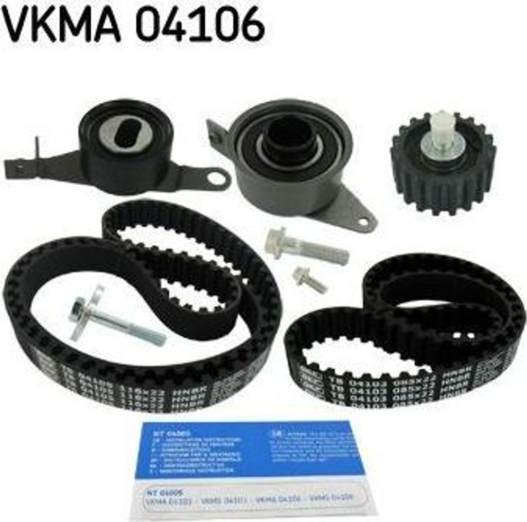 SKF VKMA 04106 Zahnriemensatz für FORD Fiesta Mk4 Schrägheck (JAS, JBS)
