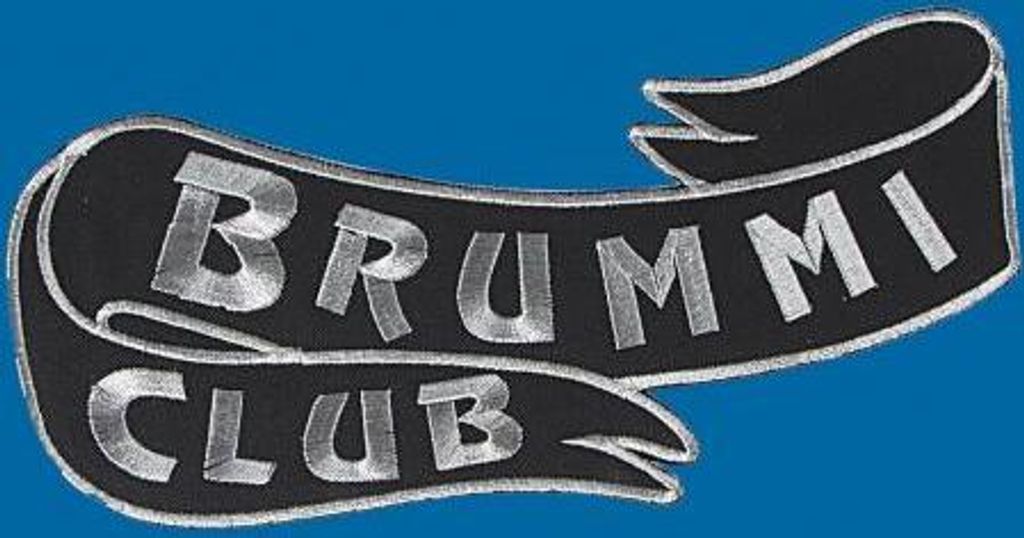 Rückenaufnäher - Brummi Club - 08522 - Gr. ca. 25 x 11 cm - Patches Stick Applikation