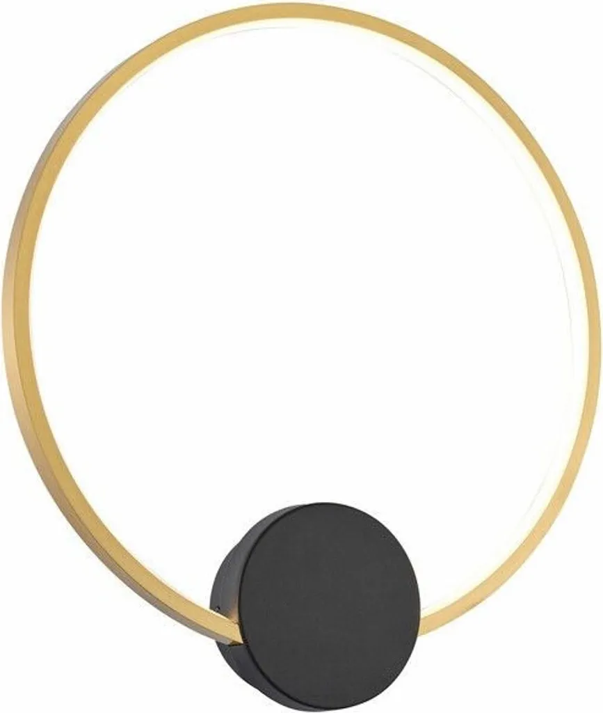Applique murale LED Condida Reality 12W 960lm Or Noir Blanc 33cm