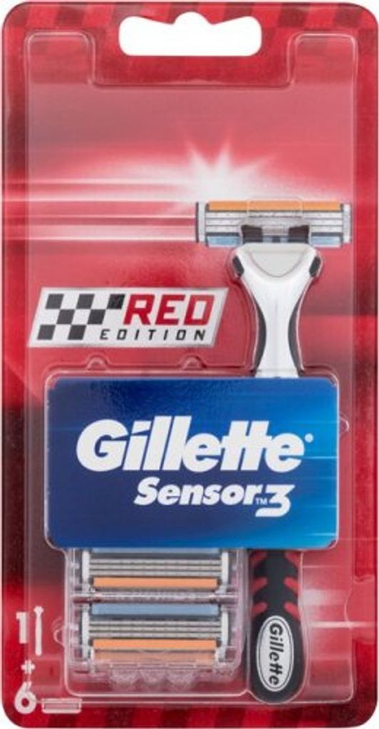 Rasoir Sensor3 Red Edition pour hommes 1 - Gillette Image du produit 