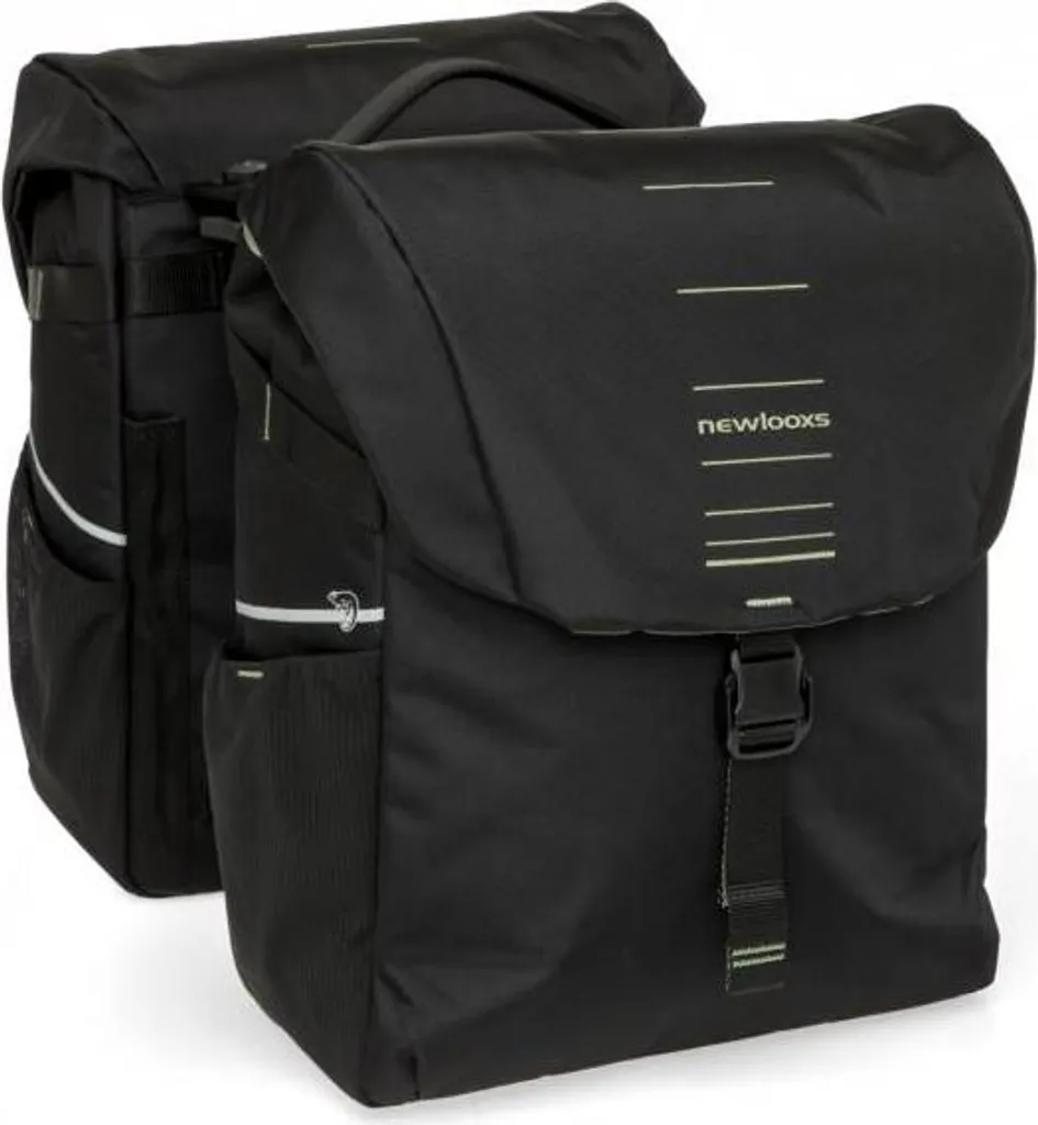 Sacoche double vélo cargo New Looxs Vigo pour vélotaf et courses 35L