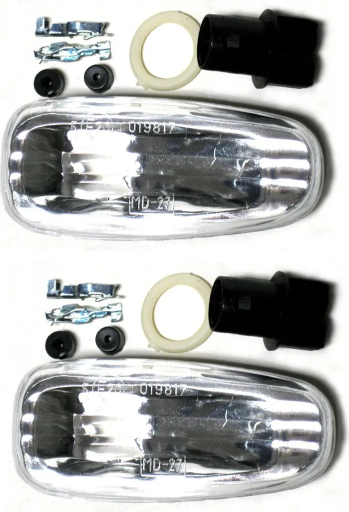 2x indicatori laterali vetro chiaro per Mercedes SLK 170 R170 C208 A208 W414 W210