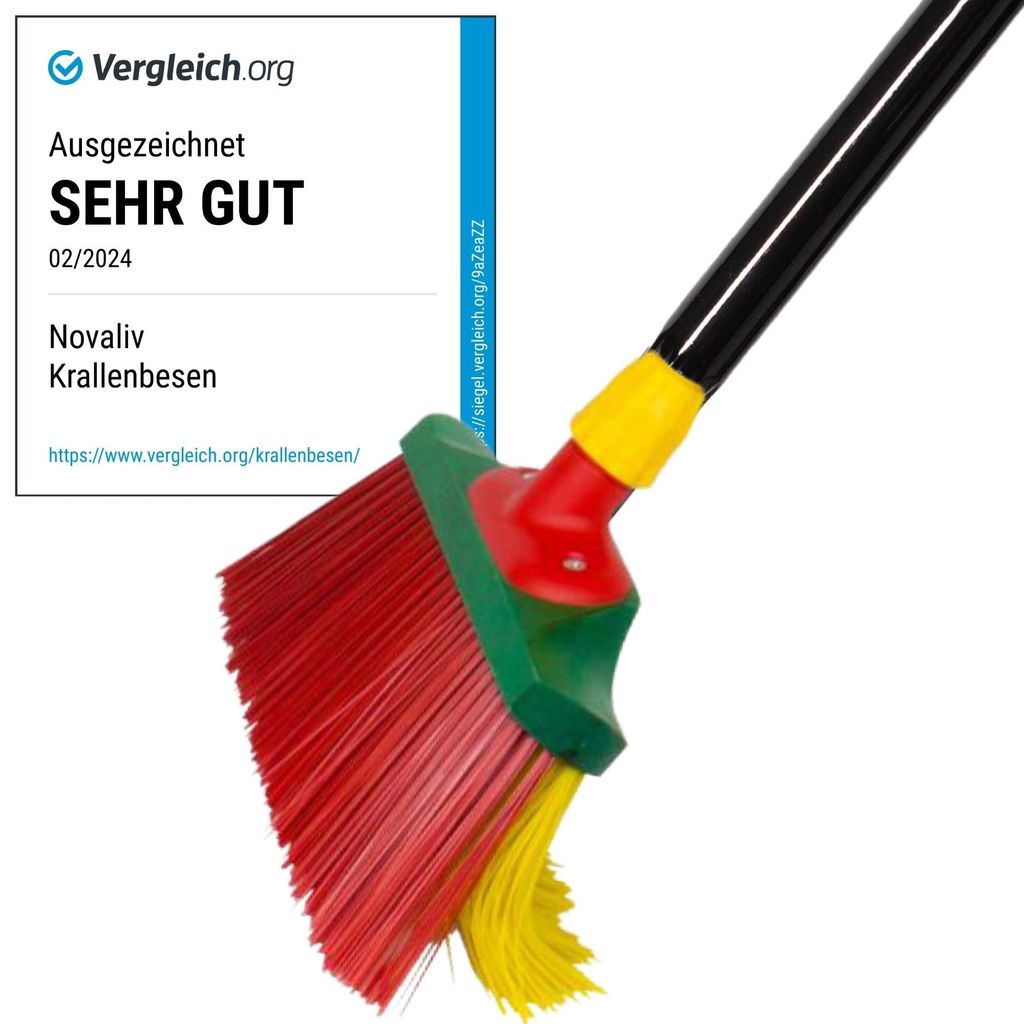 Novaliv metla s násadou 30 cm, špeciálna metla so zahnutými Obrázok produktu 