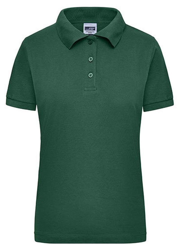 James and Nicholson - Poloshirt für Damen - Arbeit LT2555 (XL) (Dunkelgrün)