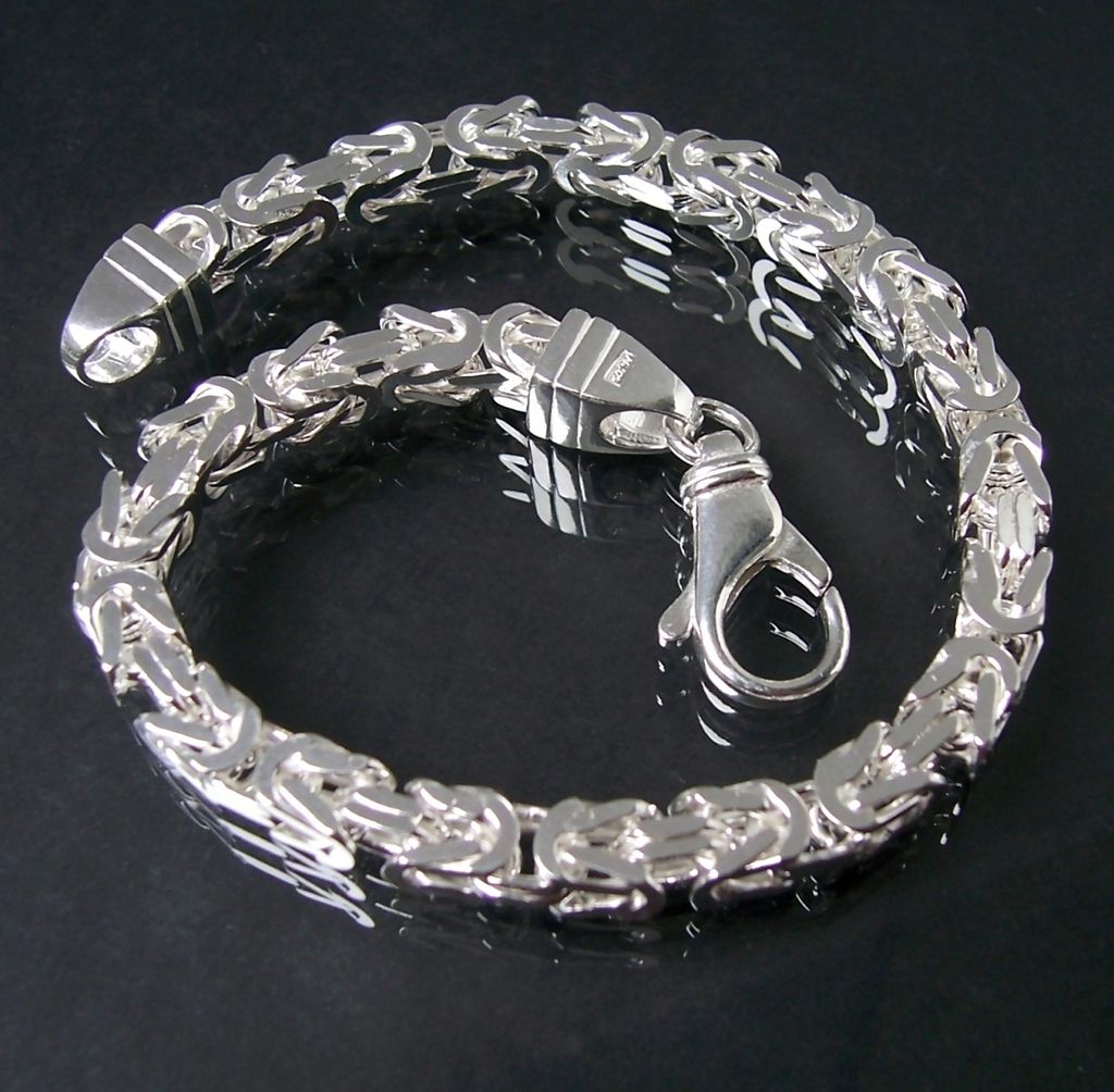 Sterlingsilber Königsarmband Königskette 21cm