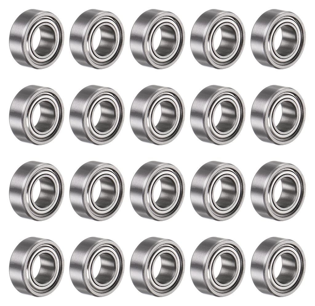 20 Stš¹ck R188ZZ Rillenkugellager, 1/4" x 1/2" x 3/16" Chromstahl Z2 Doppelt abgeschirmtes Lager