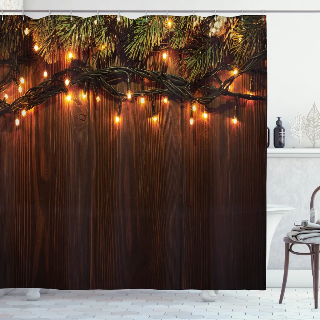 Offerta Natale: Tenda Doccia ABAKUHAUS 175x200 con 12 Ganci