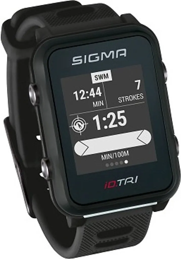 Sigma iD TRI Noir Basic - Montre GPS multisport pour le triathlon