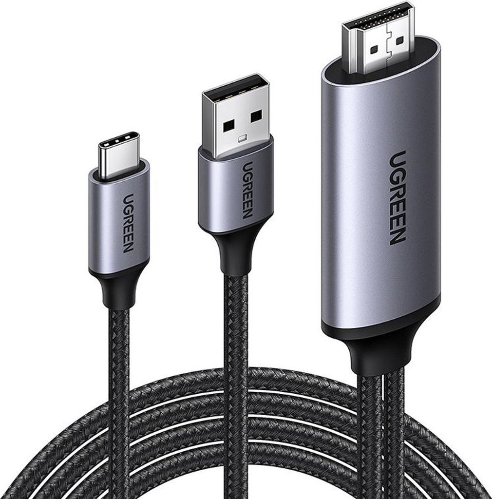 Hdmi-Zu-Usb-C-Adapter Ugreen Cm773 4K 60Hz 5V 1A