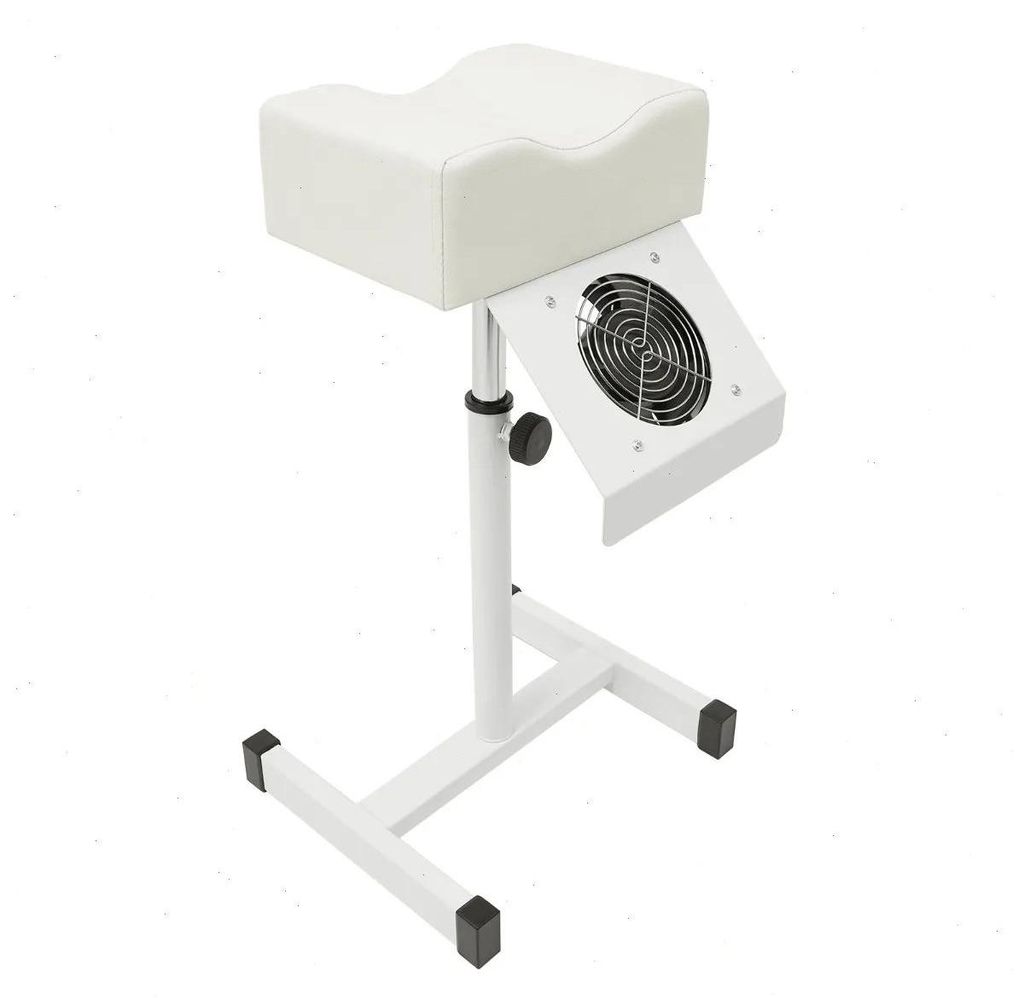 Pediküre-Fußstütze mit Nagelstaub-Absaugung - Fußhocker mit Staubabsaugung - 22 W - Luftmenge 95 m³/h - Höhenverstellbar 48–68 cm - 220 V -...