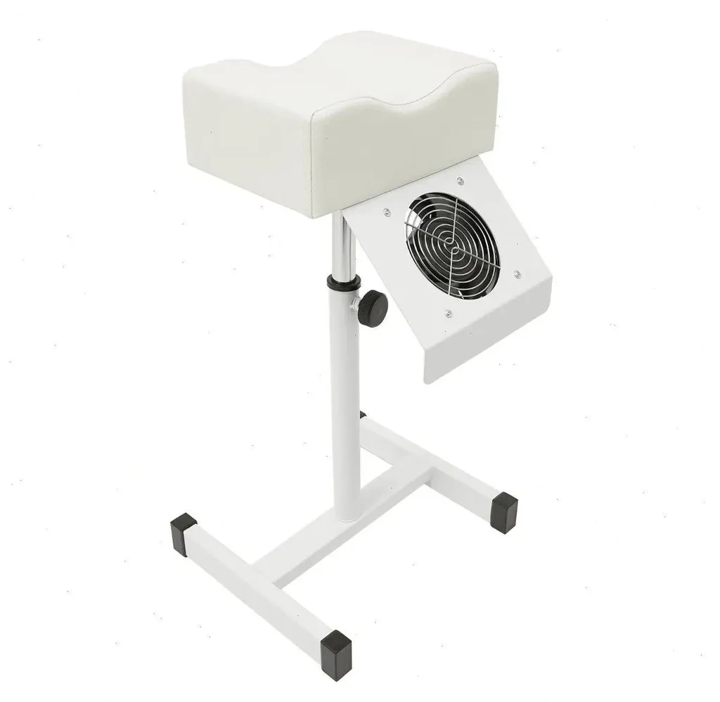 Repose-pieds pédicure avec aspiration 22W réglable en hauteur blanc