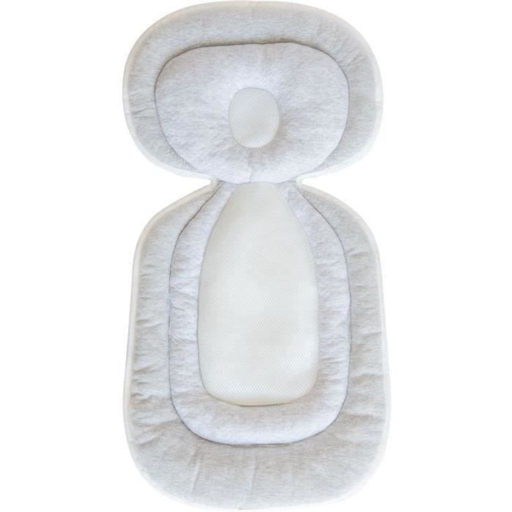 Domiva 3D BODY PAD Babykeil - 32,5 x 65 cm - Baumwolle/Polyester - Grau